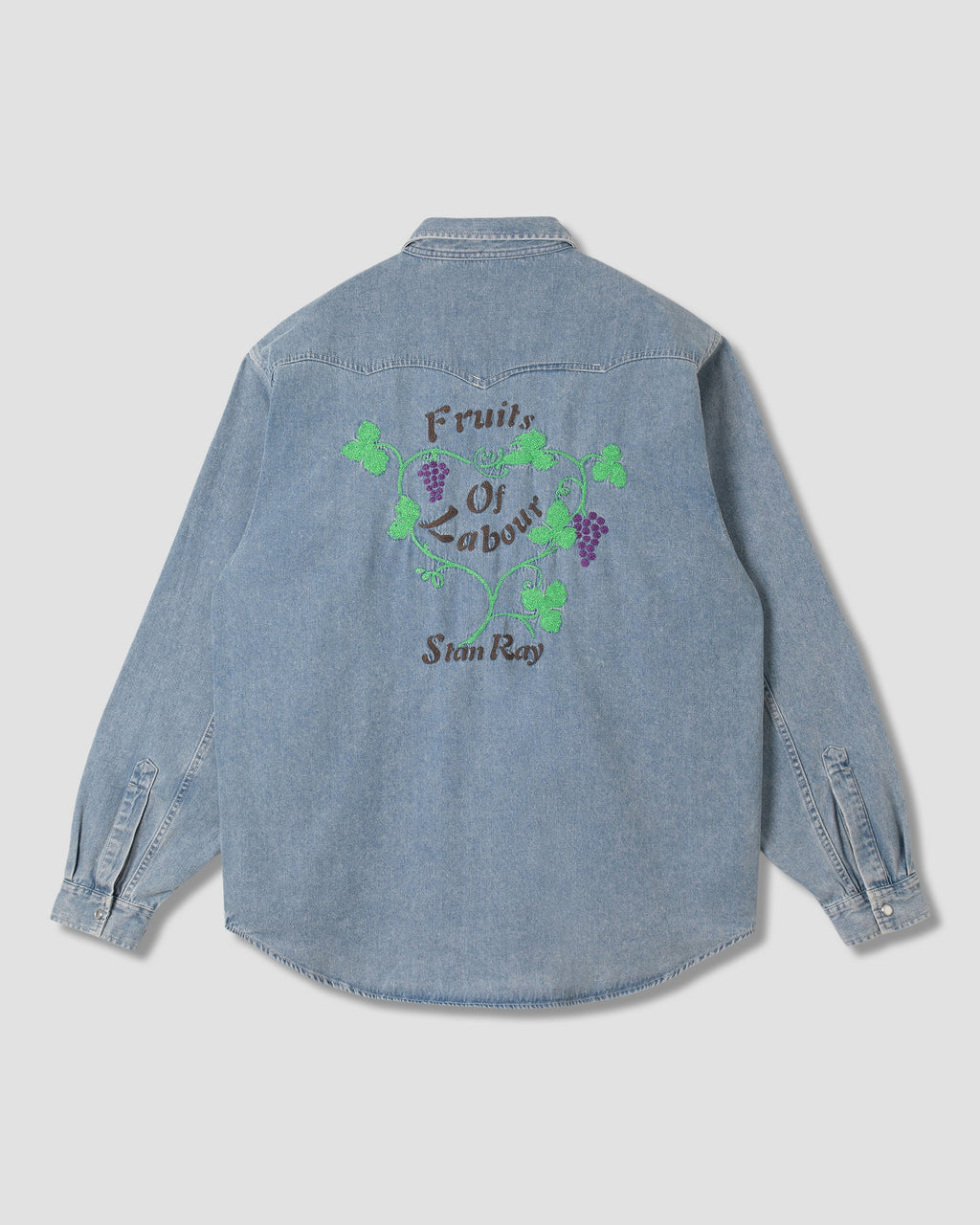 Western Shirt - Stonewashed Denim