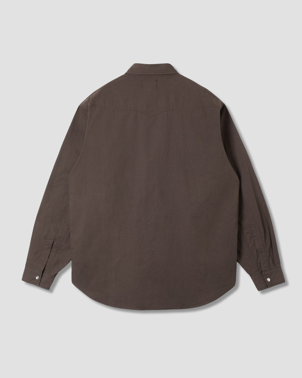 Camisa Western - Popelina Negra Lavada