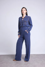 Pantalón A Natte Westy - Índigo - Mujer