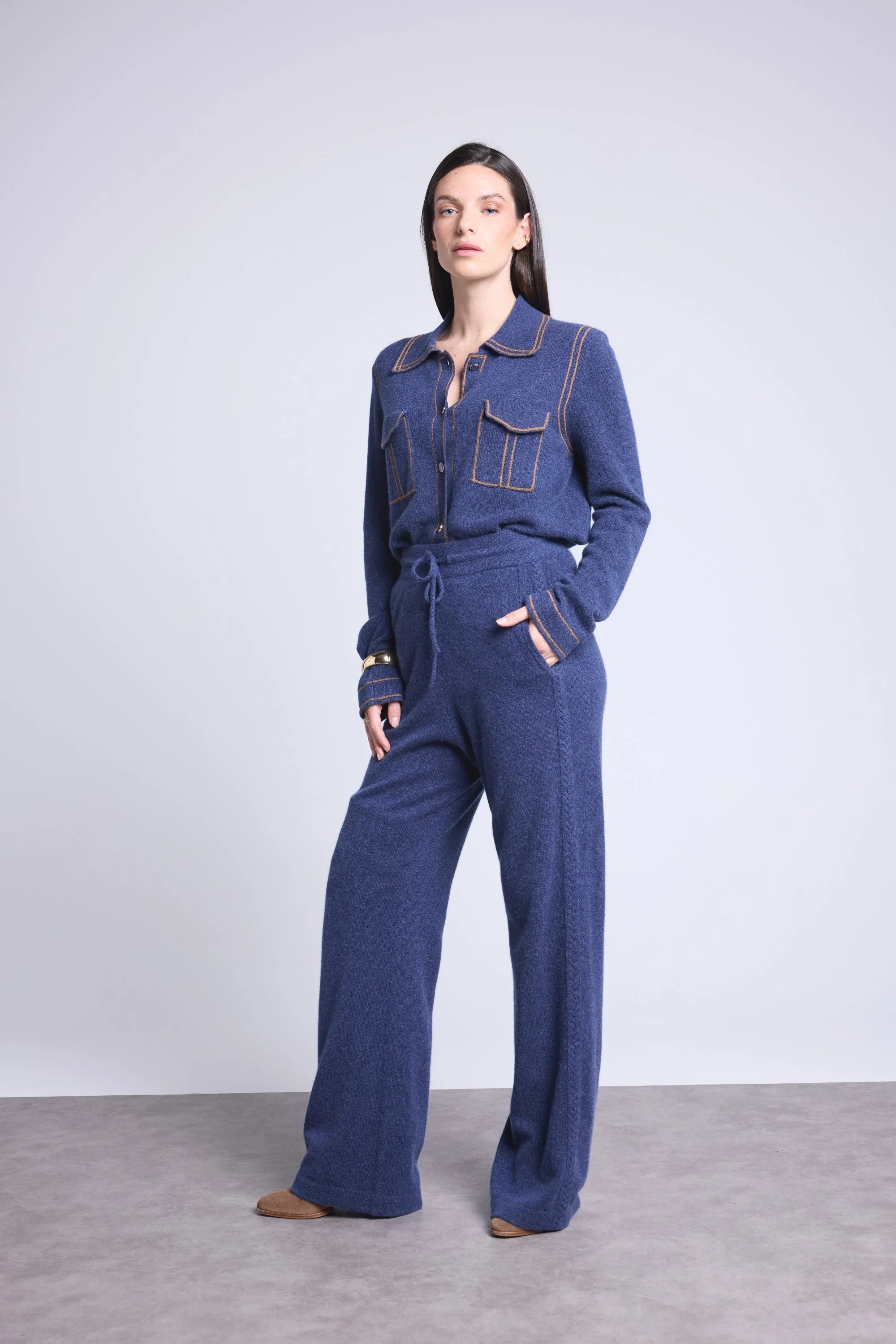 Pantalón A Natte Westy - Índigo - Mujer