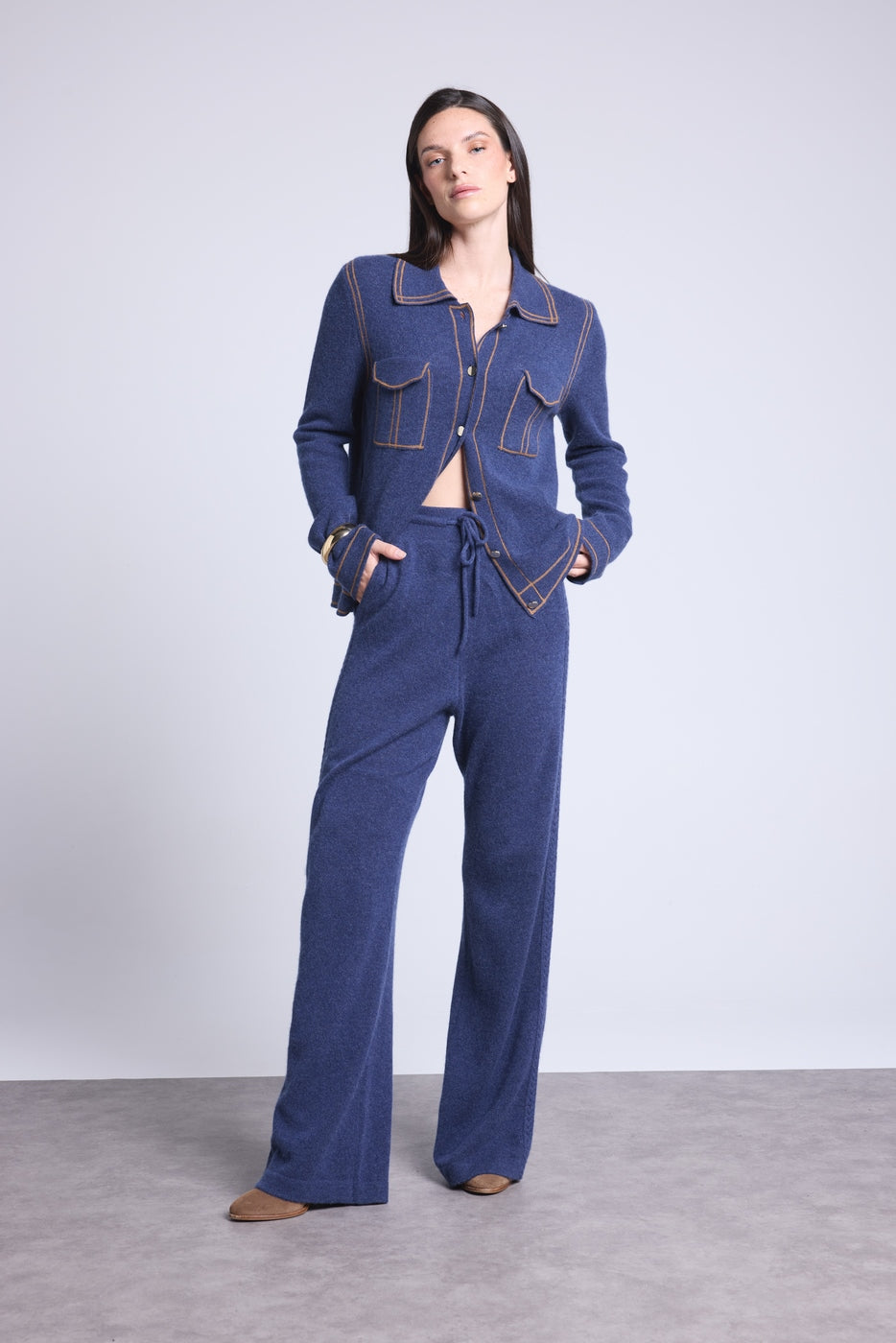 Pantalón A Natte Westy - Índigo - Mujer