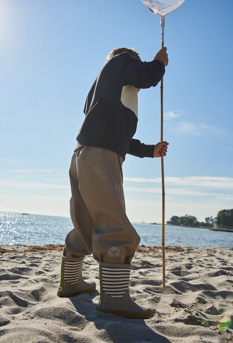 Botte En Caoutchouc Juno - Blue Stripe - Junior