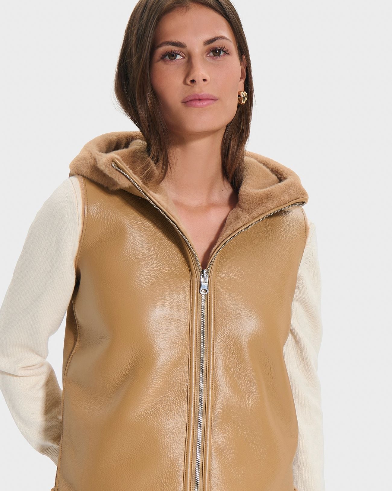 Gilet Gentab camel_2