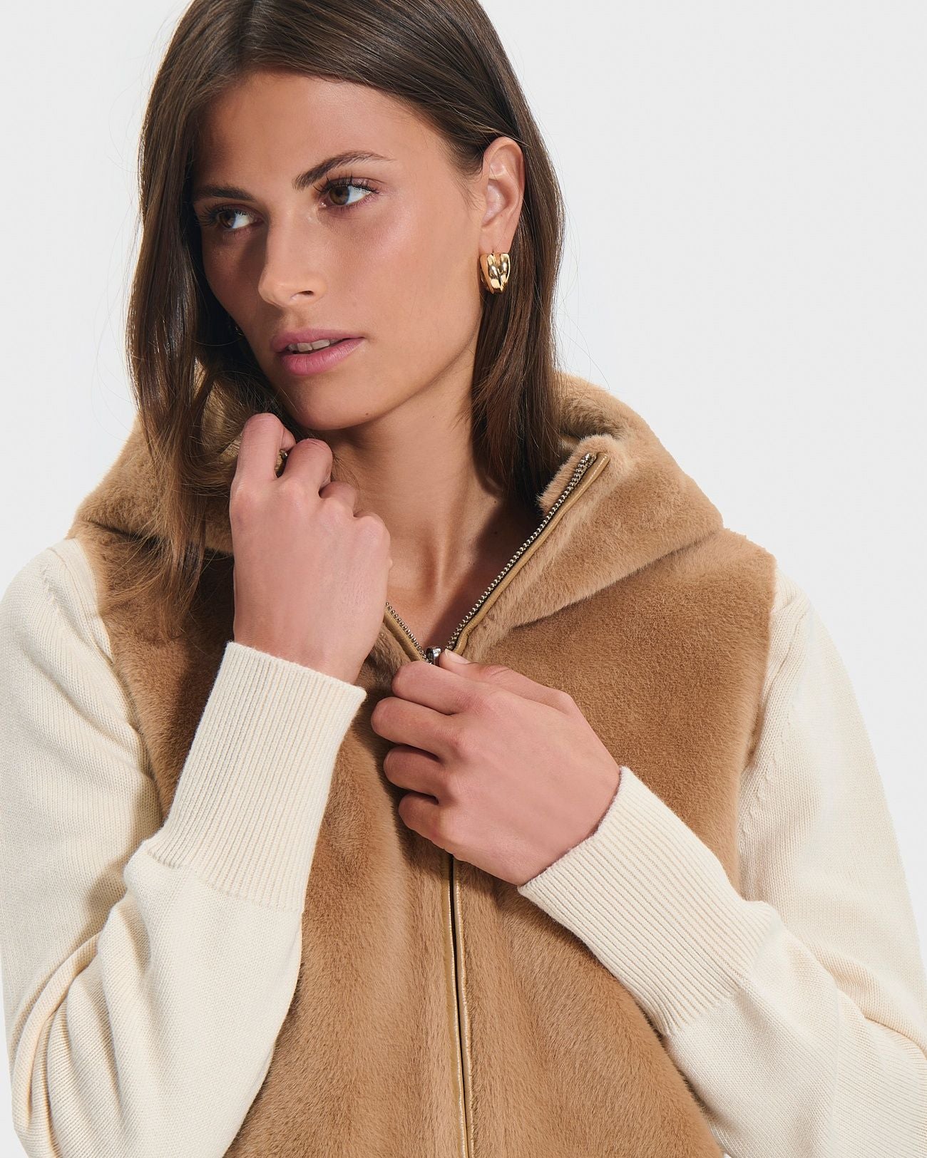 Gilet Gentab camel_3
