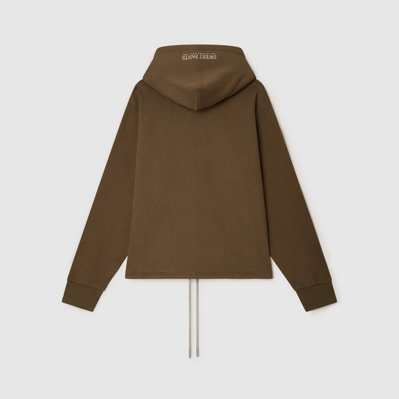Sudadera Wide Crop - Caqui - Mixto