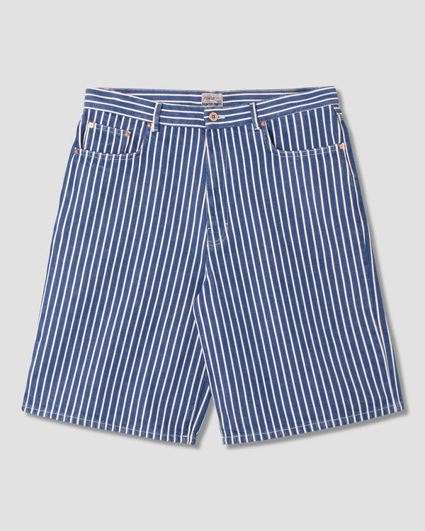 Short Wide 5 - Indigo/Natural Hickory