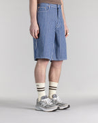Wide 5 Short - Indigo/Natural Hickory