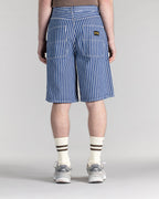 Wide 5 Short - Indigo/Natural Hickory