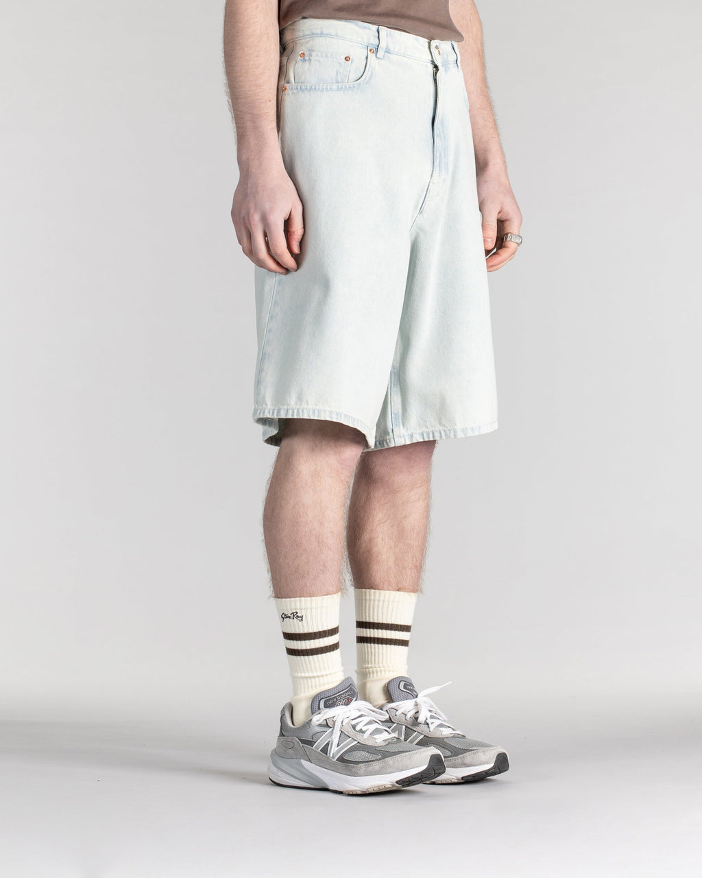 Wide 5 Shorts - Lite Blue Denim