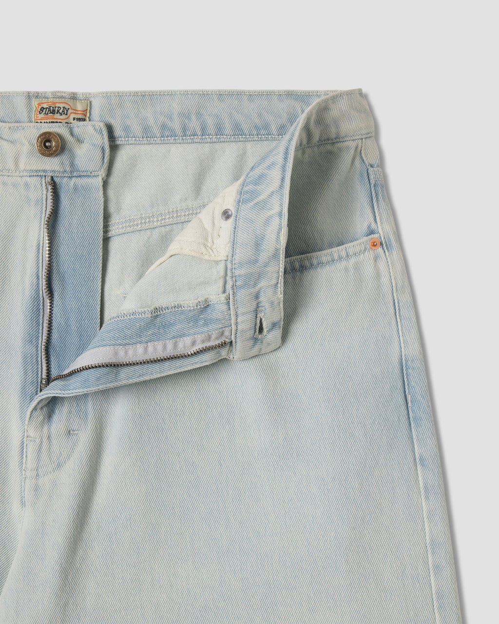 Wide 5 Shorts - Lite Blue Denim