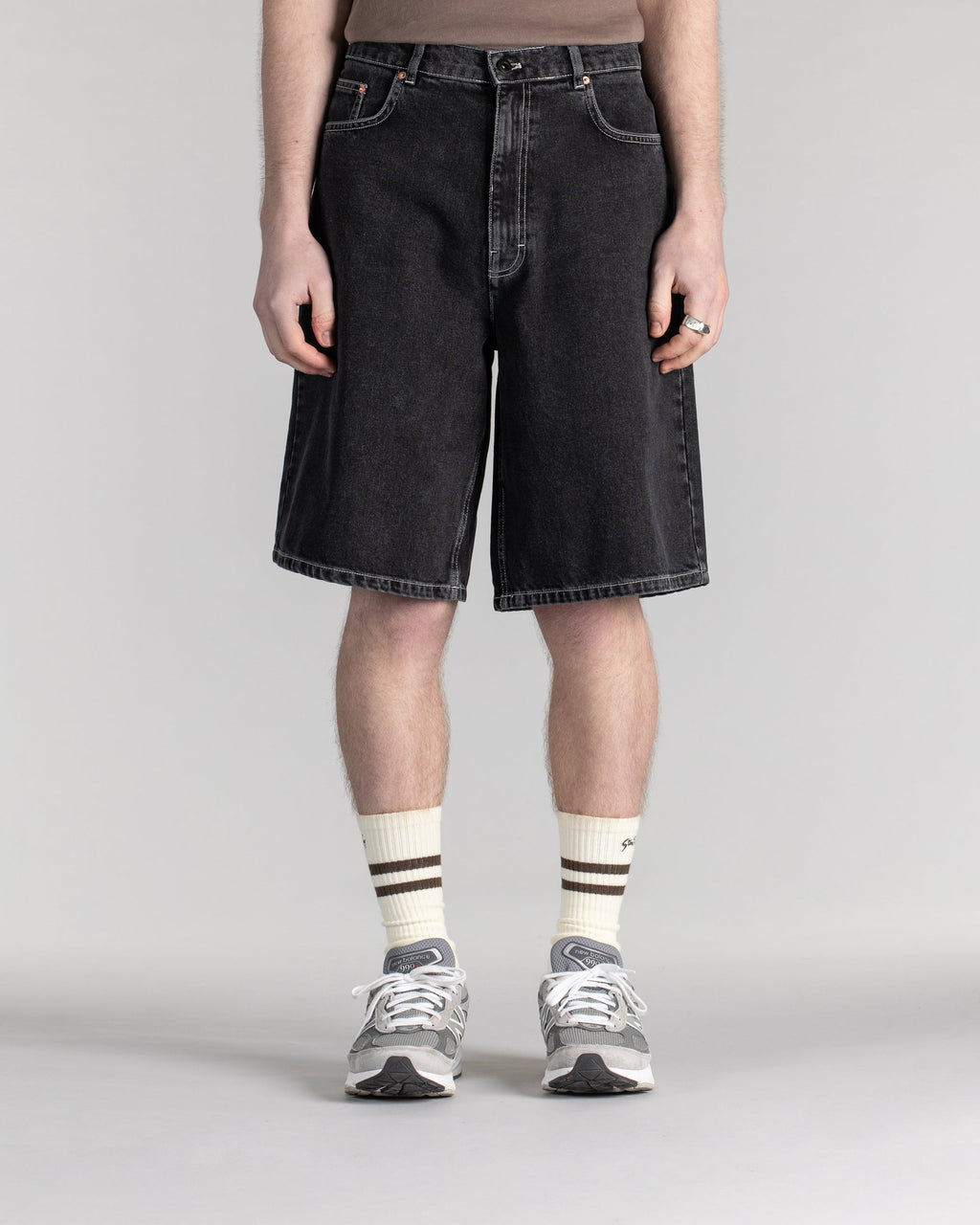 Pantalón corto Wide 5 - Negro lavado