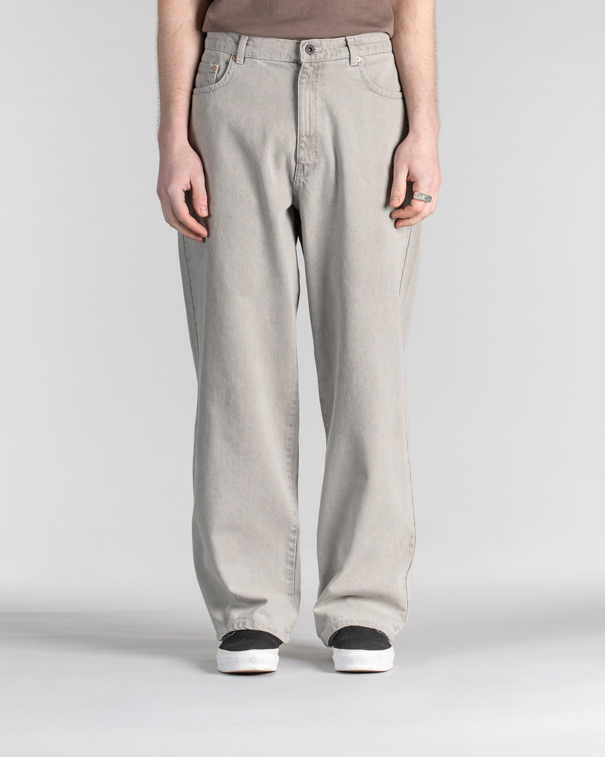 Wide 5 - Faded Grey Denim