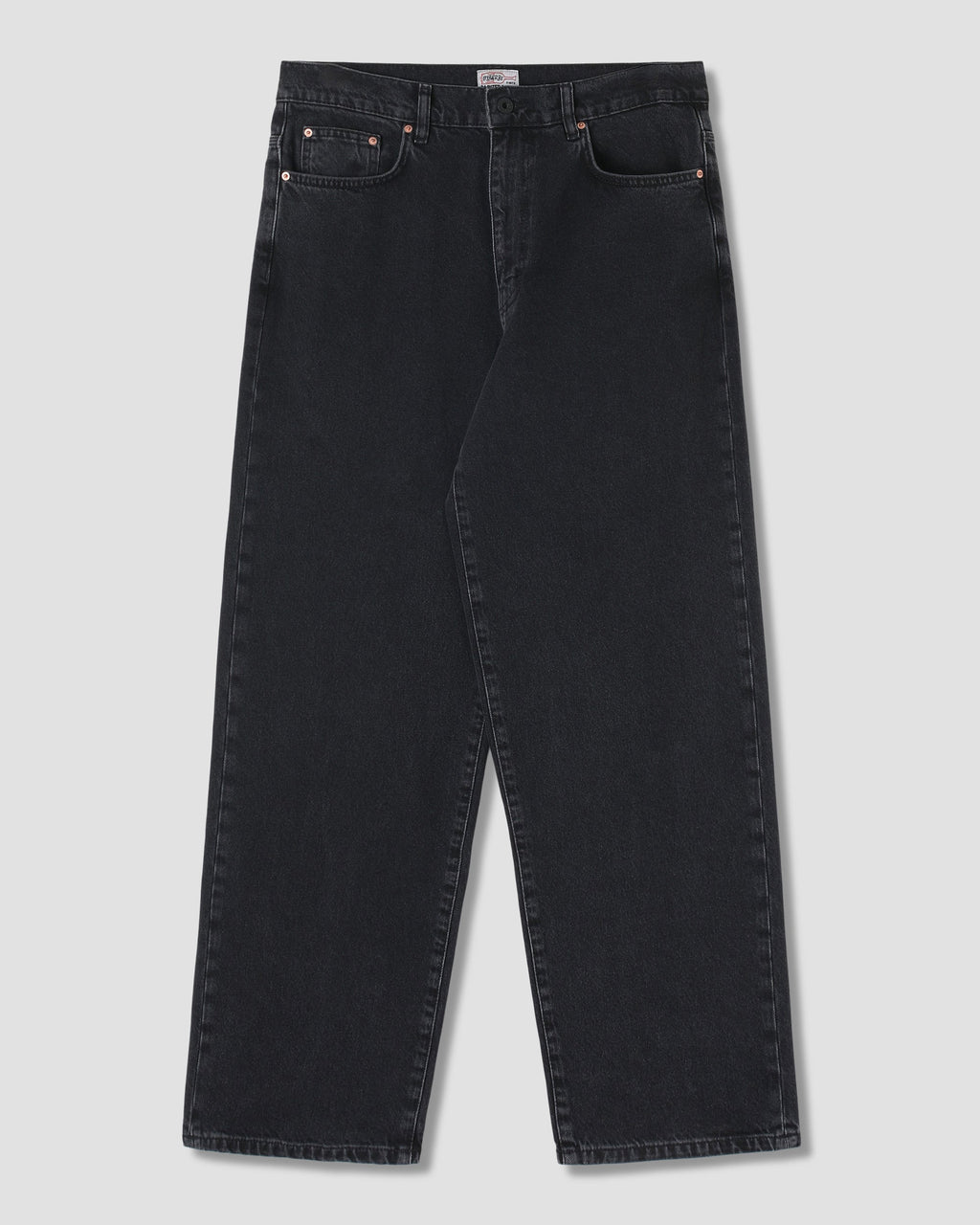 Wide 5 - Stonewashed Black Denim
