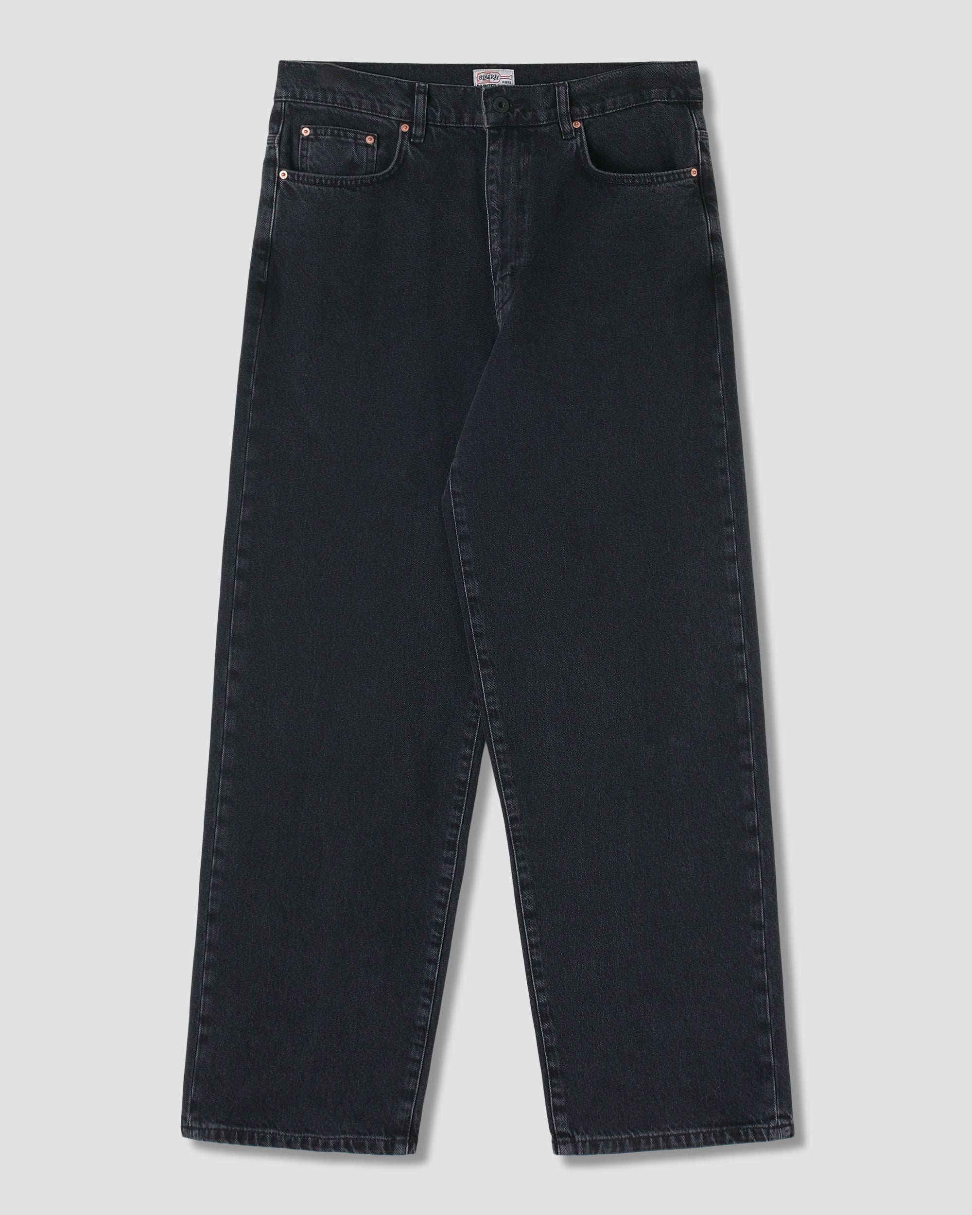 Wide 5 - Stonewashed Black Denim