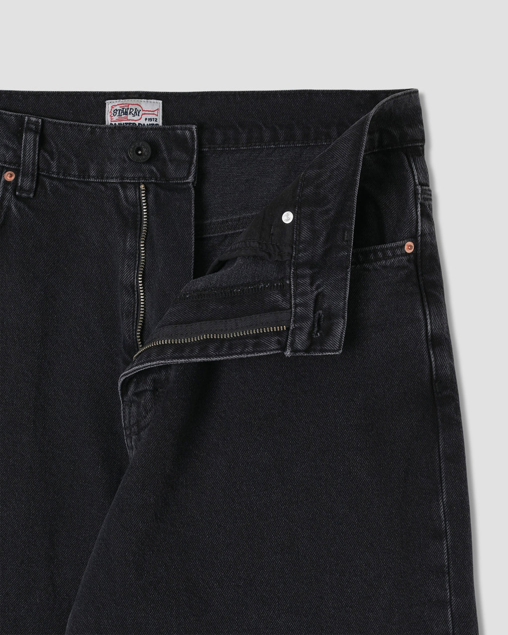 Wide 5 - Stonewashed Black Denim