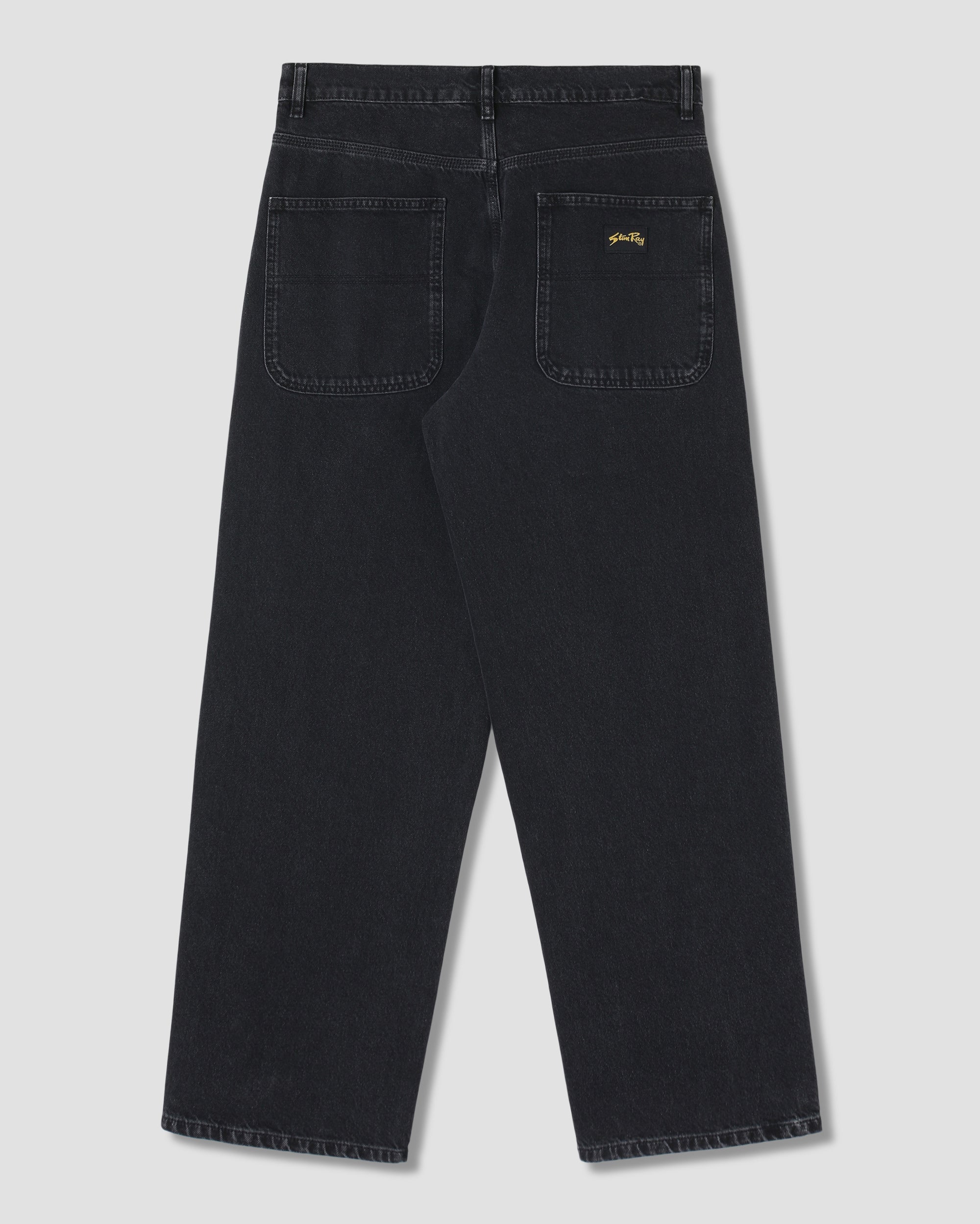 Wide 5 - Stonewashed Black Denim