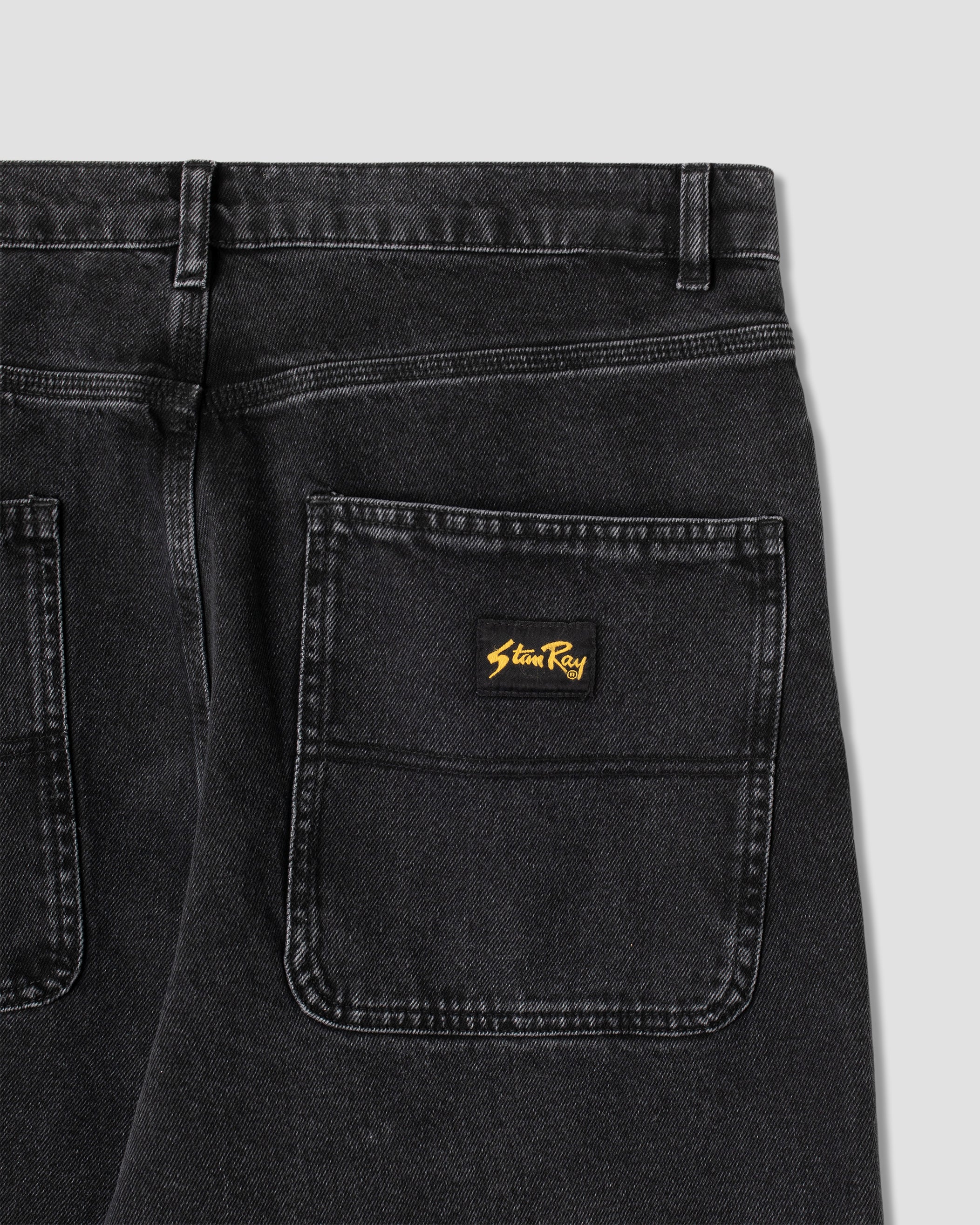 Wide 5 - Washed Black