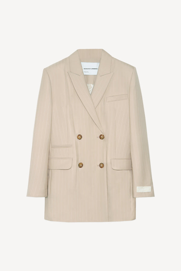 Margaux Lonnberg - Chaqueta Wilby - Beige Stripes