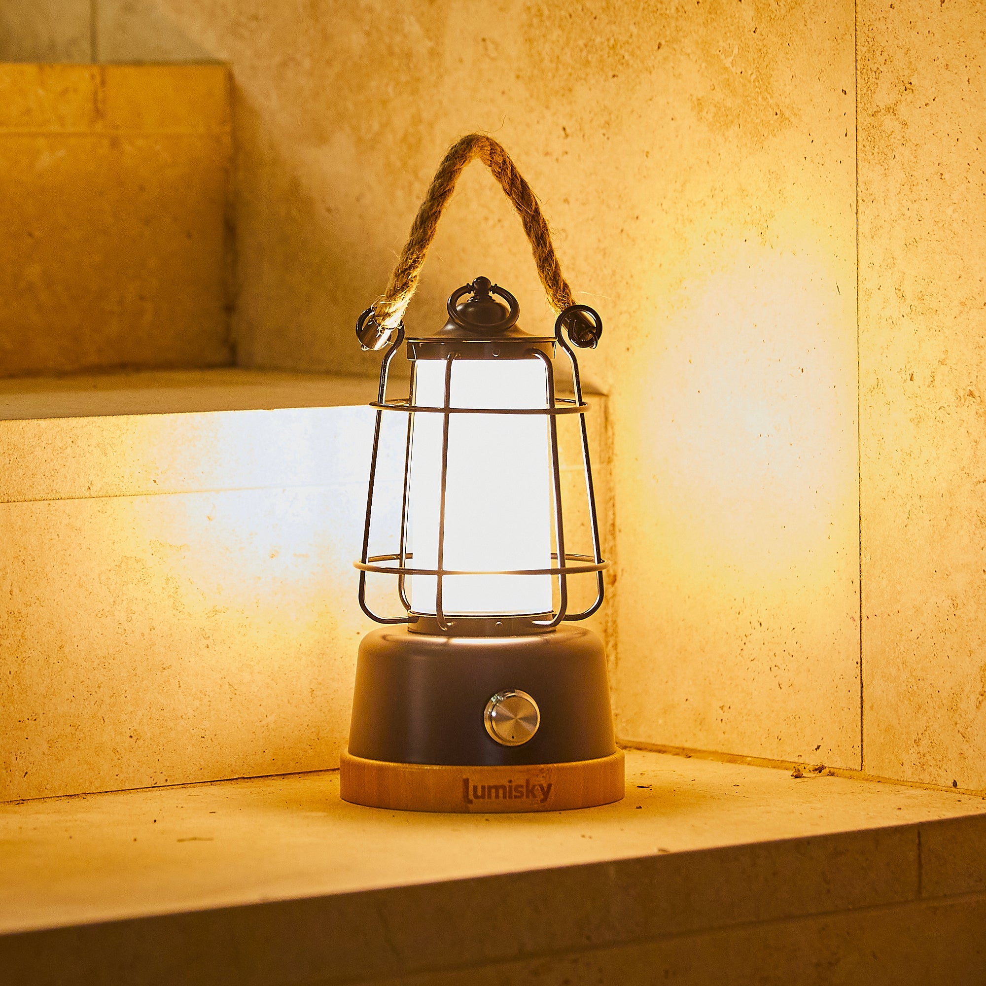 Wildy - Wireless Lantern - Steel - Black
