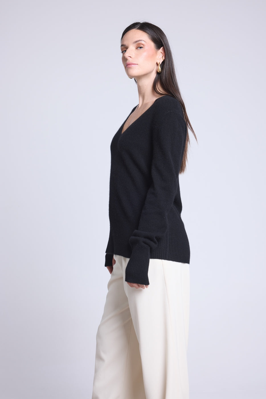 Jersey de mitones Wintour - Negro - Mujer