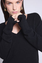 Jersey de mitones Wintour - Negro - Mujer