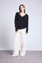 Jersey de mitones Wintour - Negro - Mujer