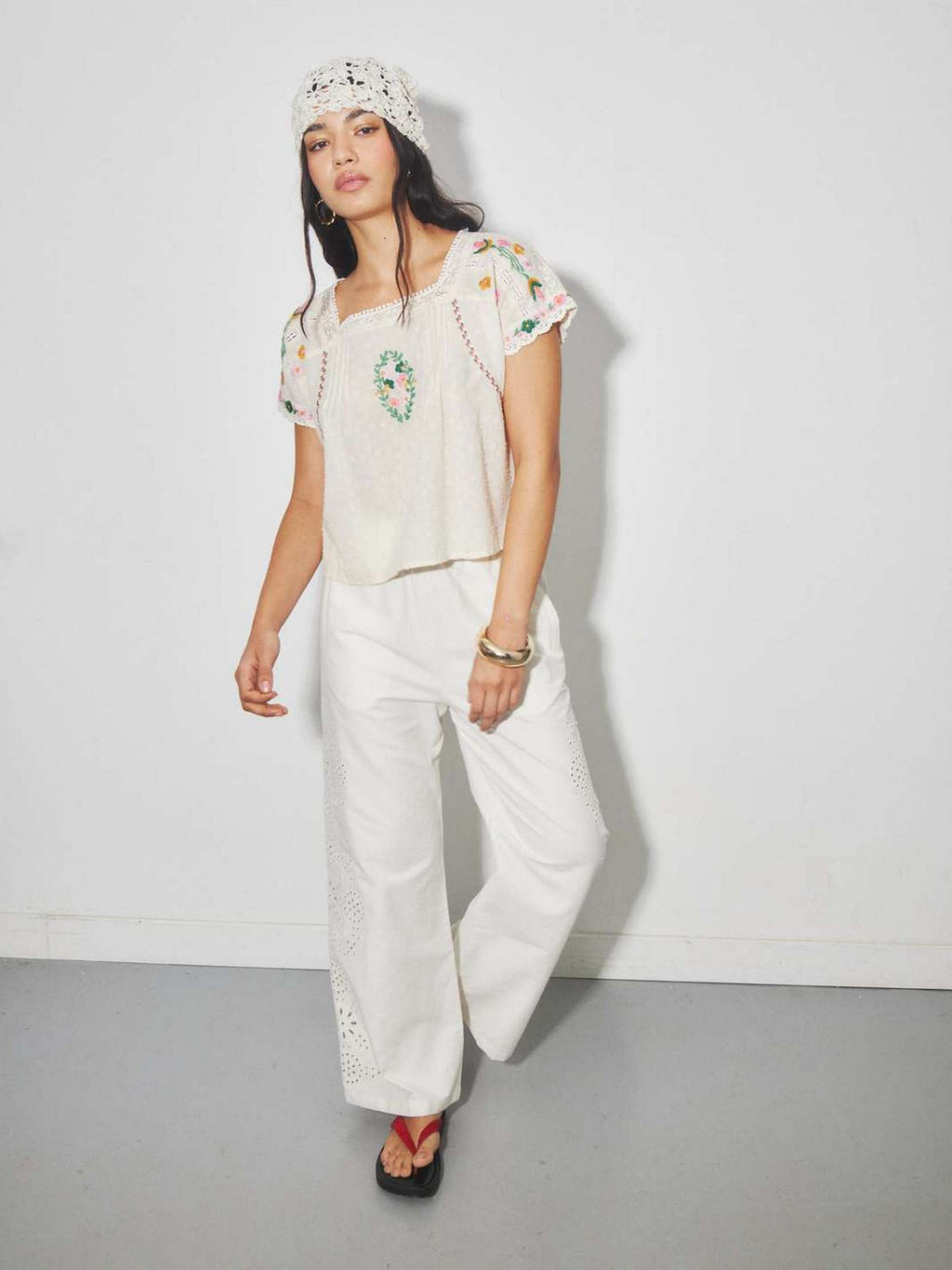 Pantalon Maccabi - Ecru