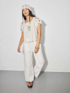 Pantalon Maccabi - Ecru