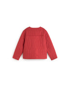 Chaqueta acolchada roja Ayo sostenible silueta - 3