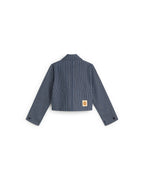 Chaqueta rayas tinte natural railway Astrid sostenible silueta - 3