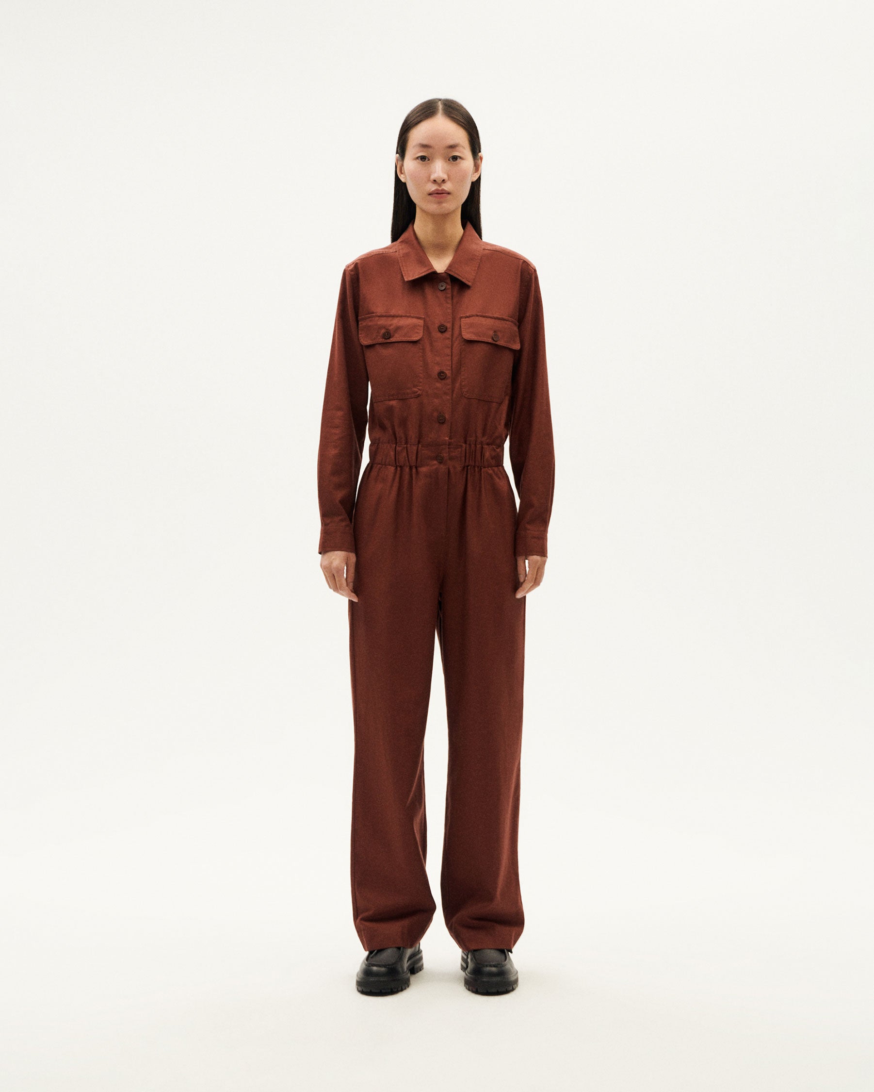 Montana Brown Jumpsuit