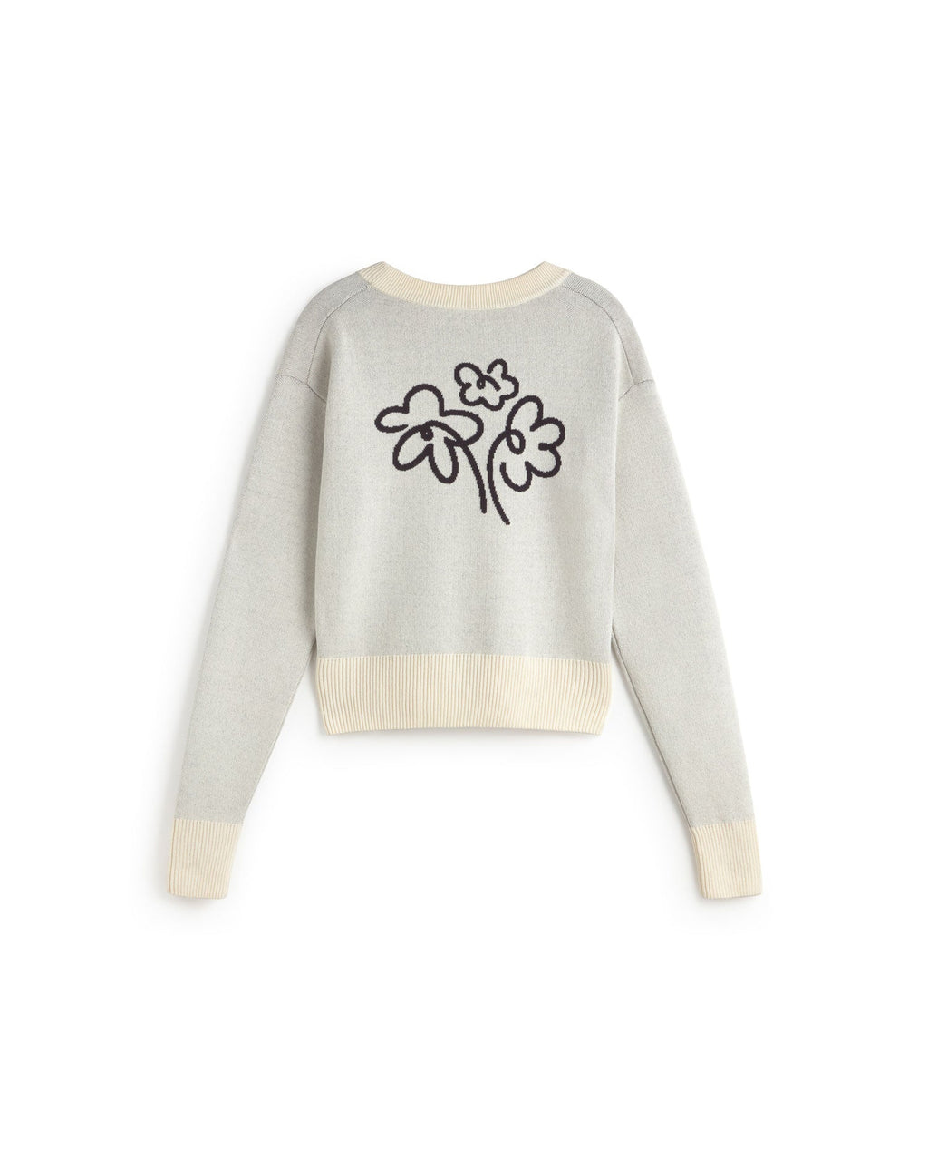 Sustainable raw flower punto jersey Philis silhouette - 3