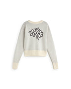 Sustainable raw flower punto jersey Philis silhouette - 3