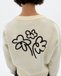 Sustainable Philis raw flower knit jersey - 1