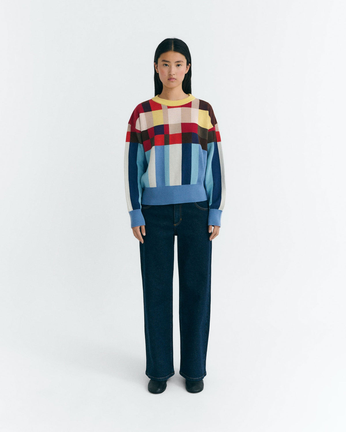 Petra Loose-Knit Jumper - Multicoloured