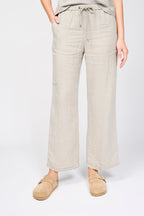 Pantalones lounge de lino - Silty Pigment - Mujer