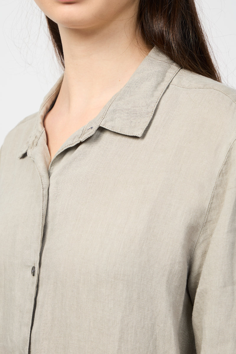 Chemise Légère En Lin - Pigment Limoneux - Femme