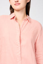 Robe Chemise Légère En Lin - Spritz Pigment - Femme