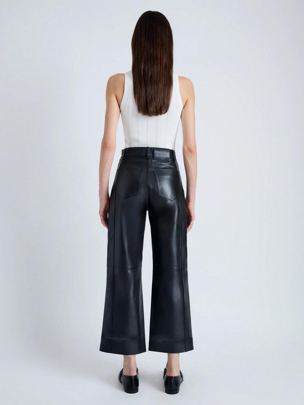 Proenza Schouler - Leather Culottes - Black - Femme