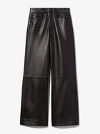 Proenza Schouler - Leather Culottes - Black - Femme