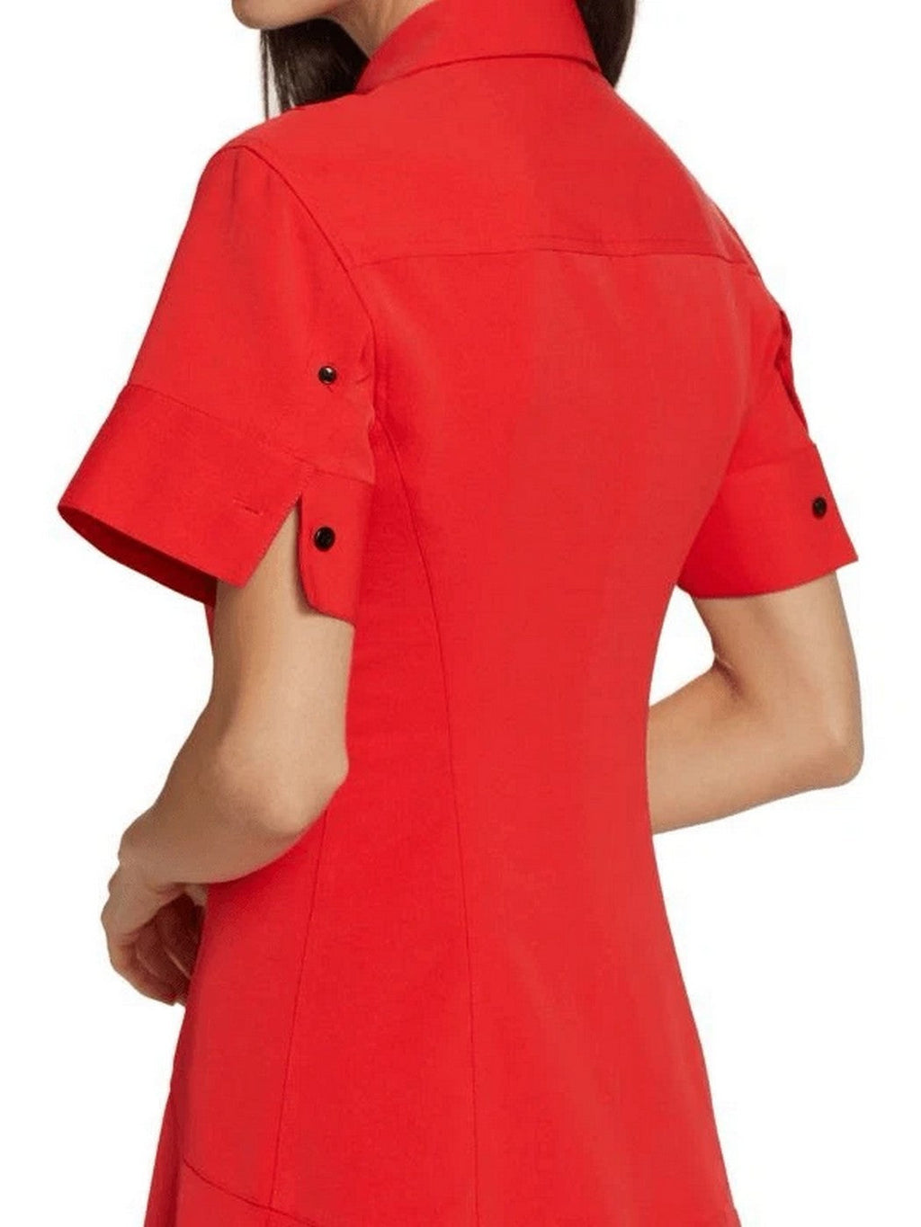 Proenza Schouler - Short Sleeve Shirt Dress - Poppy - Femme