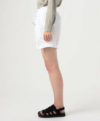 Shorts de senderismo con doble plisado - Blanco - Mujer