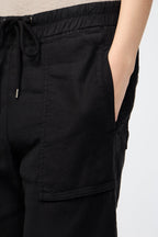 Pantalon Utilitaire À Poches Plaquées - Noir - Femme