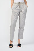 Pantalon Utilitaire Drapé Léger - Mineral - Femme