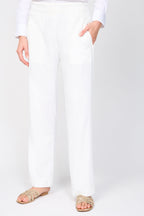Pantalon Fluide Léger - Blanc - Femme
