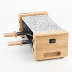 Raclette & Pierre À Cuire - 2 Personnes - Design Bois