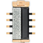 Raclette + Pierre À Cuire & Grill - Socle 180° - 8 Personnes - Design Bois