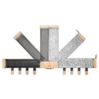 Raclette + Pierre À Cuire & Grill - Socle 180° - 8 Personnes - Design Bois