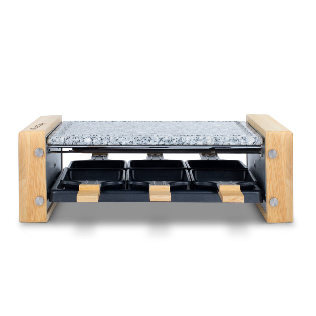 Raclette & Cooking Stone - 6 People - Wood Design