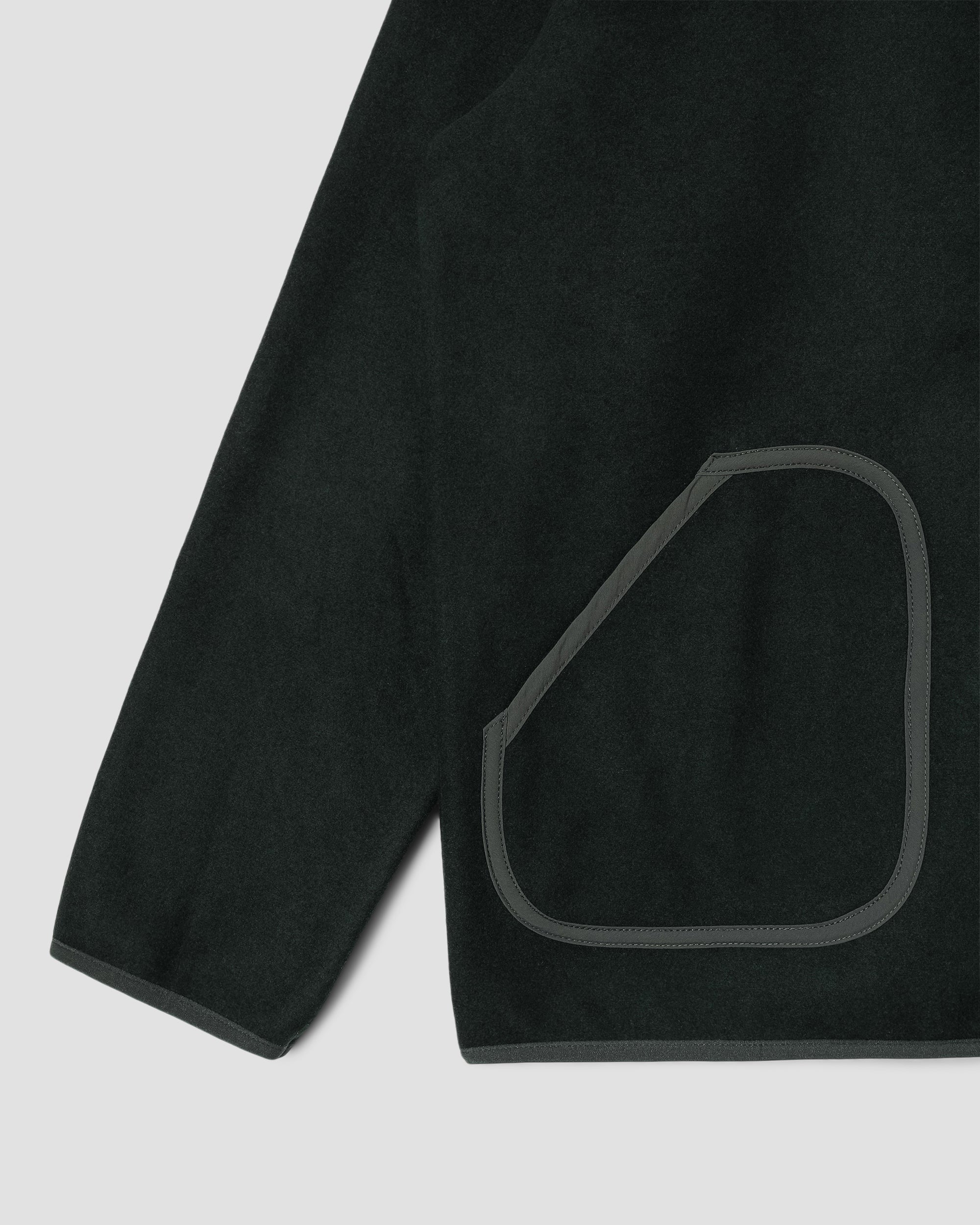Wool Fleece Jacket - Botanical Green